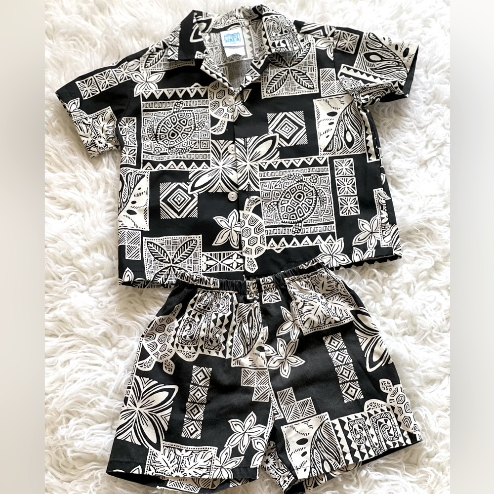 2T Summer kala Hawaii set